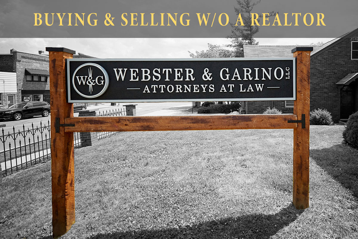 Buying & Selling w/o a Realtor