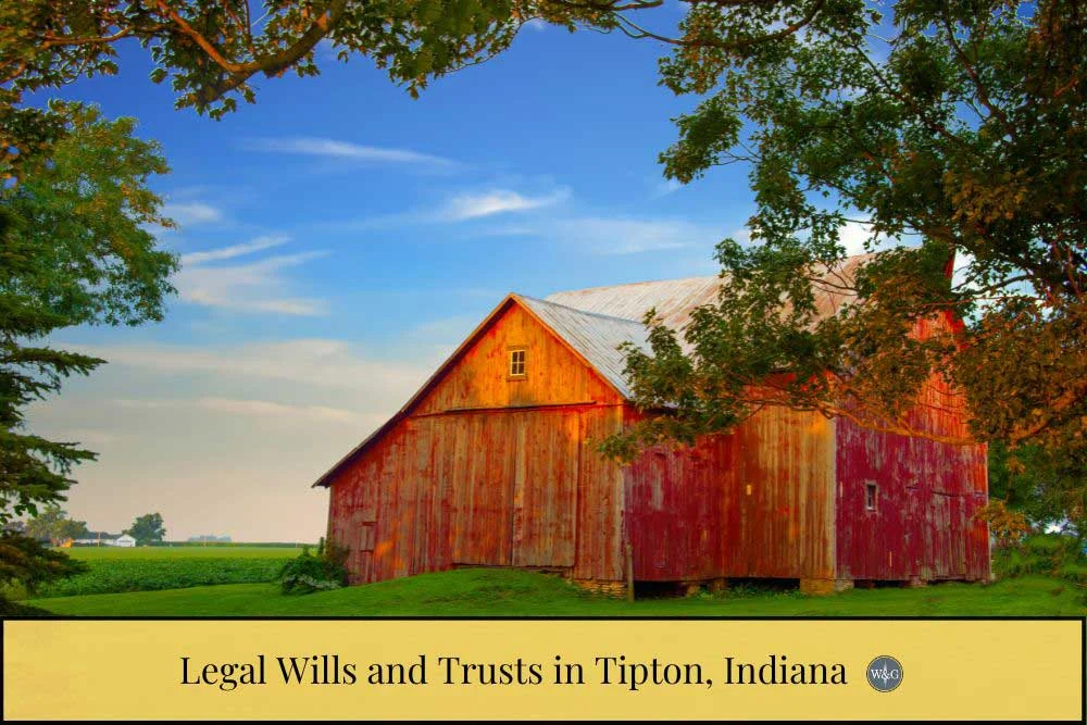 legal wills and trusts in tipton indiana. Pitcure of a Red Barn in Tipton, Indiana.