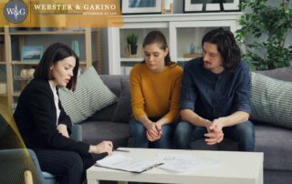 Webster & Garino estate planning lawyer consulting Indiana couple about small estate affidavits