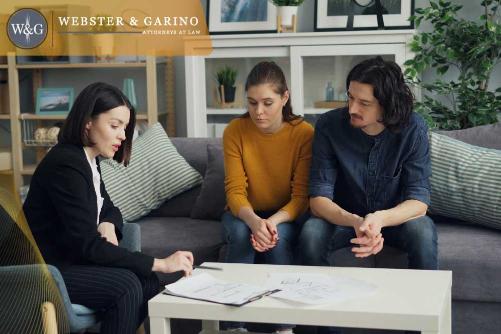 Webster & Garino estate planning lawyer consulting Indiana couple about small estate affidavits