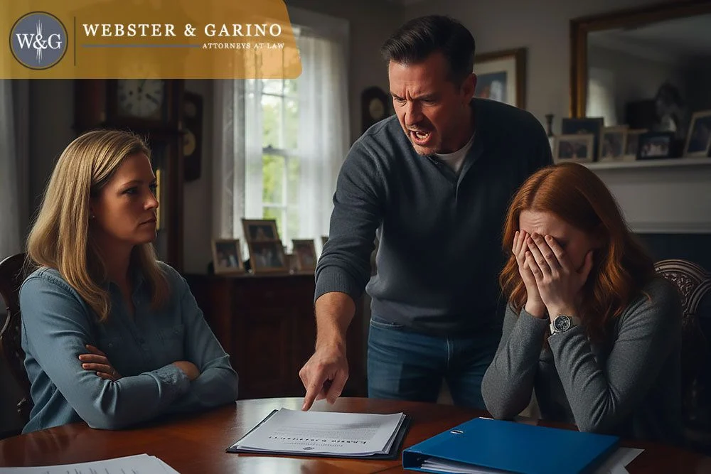 Avoiding-Probate-Delays-in-Indiana-2 Family Members arguing over last will and testament.