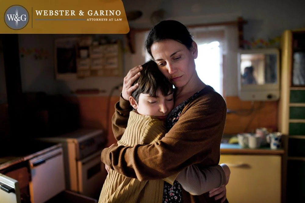 Avoiding-Probate-Delays-in-Indiana-3 Mom comforts child after father passing.